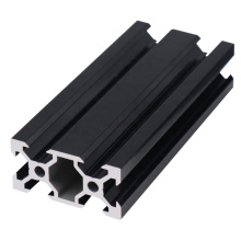 6063 silver black anodizing t slot aluminium extrusion 2040 v slot for linear rail 3D printer frame